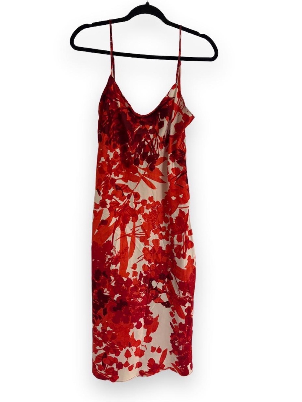Natori Red & Cream Floral Slip
